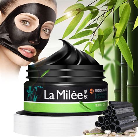 Bamboo Charcoal Black Mask Peel Off Nose Blackhead Dead Skin Clean Blackhead Pores Shrink Face