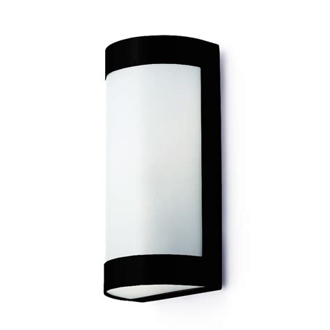 Zewnętrzna lampa ścienna elewacyjna LZ 025 BK