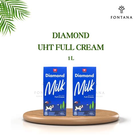 Jual Susu Diamond Uht Full Cream Liter Diamond Milk Liter