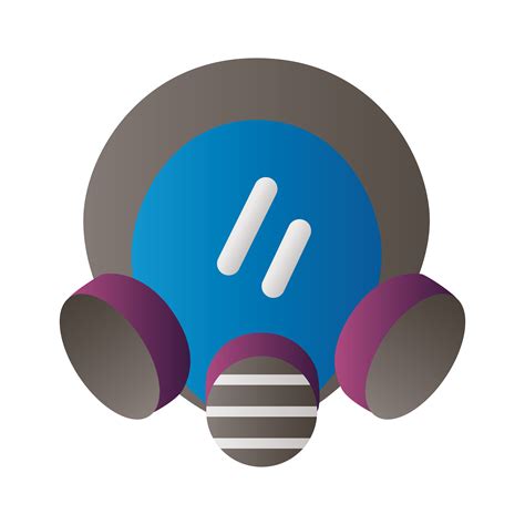 biological hazard mask protection 1841990 Vector Art at Vecteezy