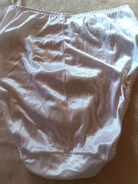 Vintage Panties Olga Shiny Liquid Satin High Cut Gem