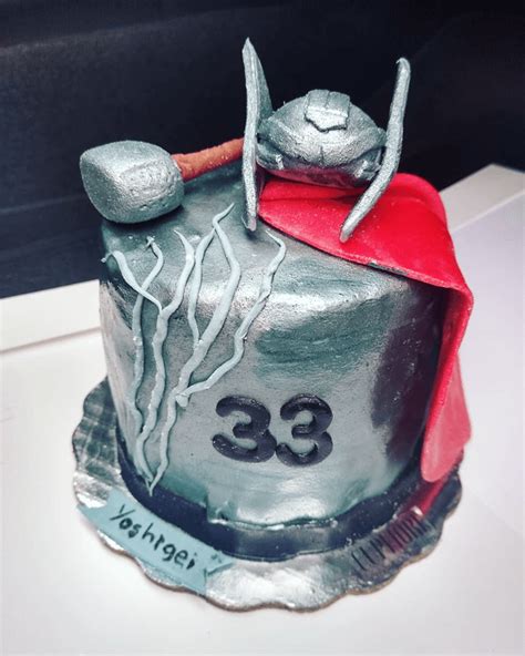 Thor Birthday Cake Ideas Images Pictures