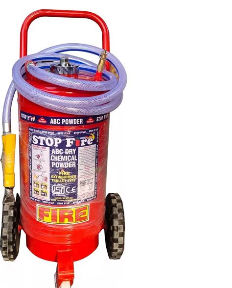 Buy Stop Fire 25Kg ABC Powder Based Trolley Mounted Fire Extinguisher