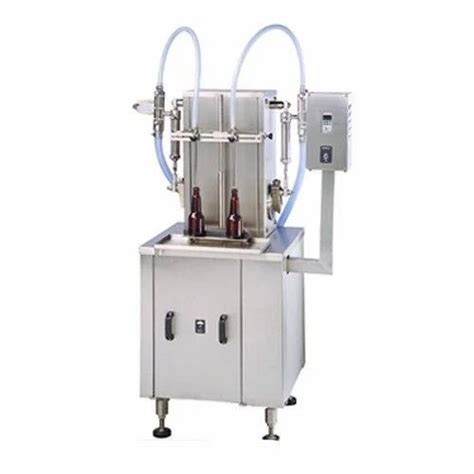 Stainless Steel Double Head Bottle Filling Machine Power Consumption