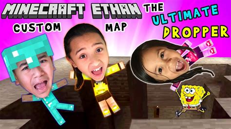 The Ultimate Dropper Custom Map Ft Emma And Aubrey Minecraft Ethan