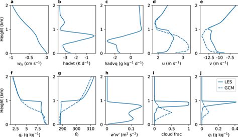 Vertical Profiles Of A Large‐scale Vertical Velocity B Horizontal