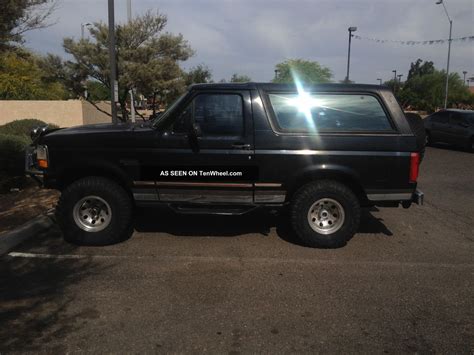 1995 Ford Bronco Xlt Sport Utility 2 Door 5 8l