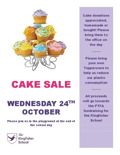 Cake Sale News Blog The Kingfisher School