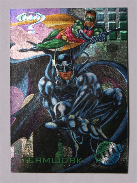 Batman Forever Metal Base Trading Card A Fleer Dc