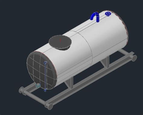 Tank Gallons D Dwg Model For Autocad Designs Cad