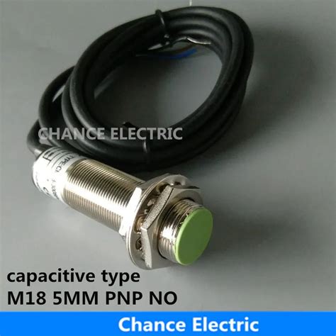 Capacitive Proximity Sensor Pnp M18 Detect 5mm Distance Nonc Led Liquid Level Capacitance