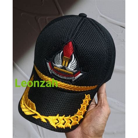 Jual Topi Pokdar Lis Padi Kapas Bahan Full Jaring Shopee Indonesia