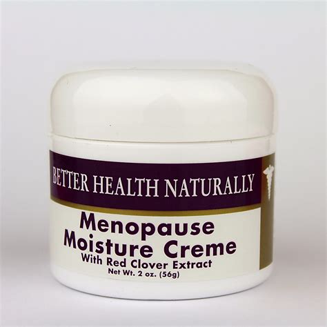 Menopause Moisture Crème with Red Clover Extract (2 oz.) - Better Health Naturally