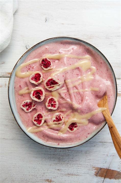 2 Ingredient Raspberry Nice Cream Recipe Elephantastic Vegan