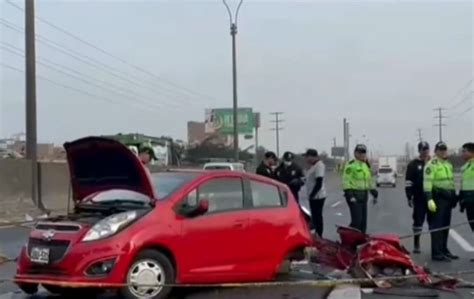 Panamericana Norte Accidente De Tránsito Deja Un Muerto Y Un Herido