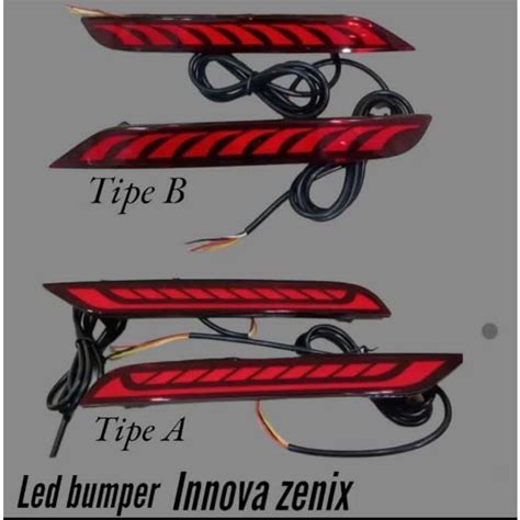 Jual Lampu Led Reflektor Belakang Mobil Innova Zenix Running