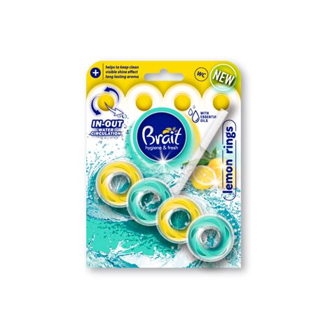 Brait Fresh KOSTKA DO WC 2 Fazowa LEMON RINGS 40g