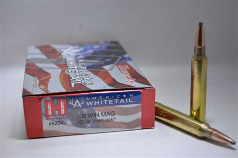 Hornady American Whitetail 300 Win 150 Gr Interlock