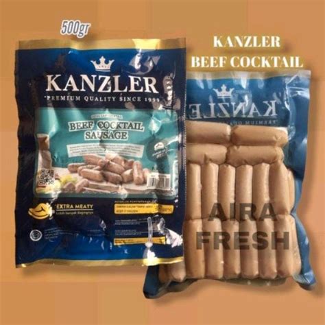 Jual Kanzler Beef Cocktail Sausage Gr Gr Sosis Sapi Cocktail