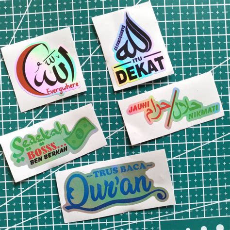 Jual Stiker Kata Kata Motivasi Sticker Hologram Murah Keren Shopee