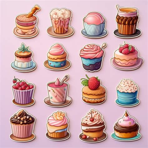 Premium Photo Delicious Yummy Vector Cupcakes Isolated On White