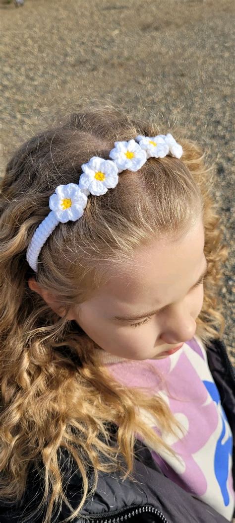 Ободок для девочки ручной работы белый в интернет-магазине на Ярмарке ...