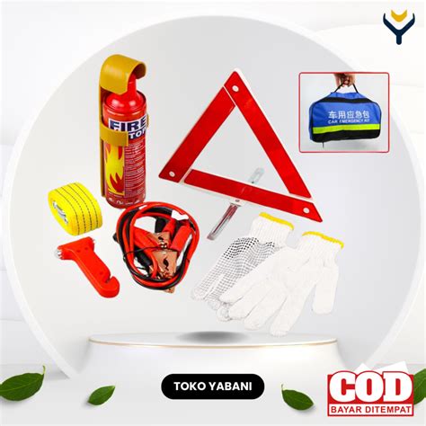 Jual Alat Keselamatan Darurat Mobil Set Lengkap Car Emergency Kit Tools