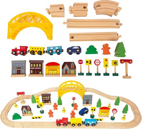 Juego De Trenes Para Ni Os De A Os Juego De Tren De Madera De