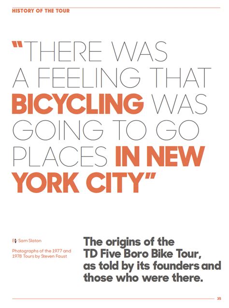 The Origins Of The TD Five Boro Bike Tour As Told By Its Founders And