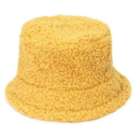 Bob Fourrure Mouton Jaune Mon Bob Spécialiste du Bob Chapeau