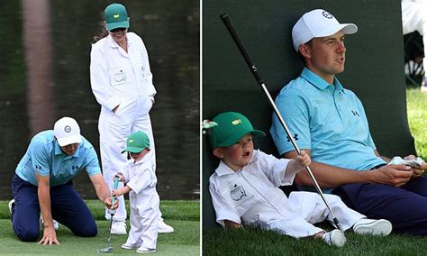 Jordan Spieth Helps His Young Son Putt During Adorable Moment In