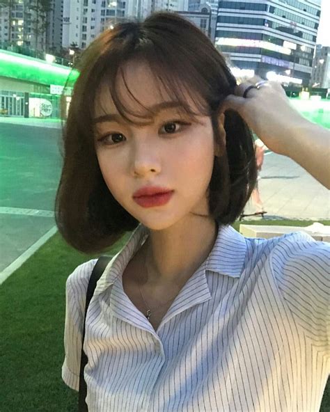 Ulzzang Korean Short Hair Asian Short Hair Short Hair With Bangs