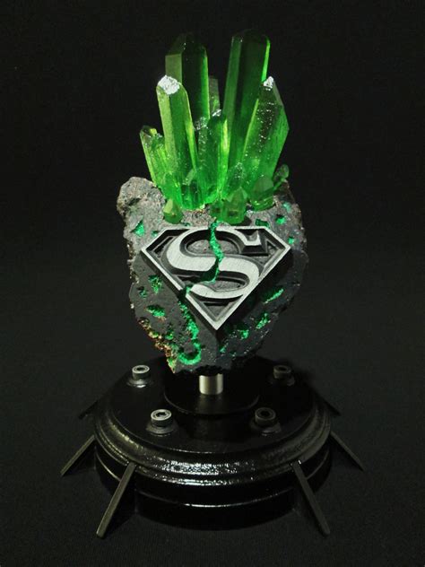 Superman Kryptonite Crystal Krypton Meteor Rock Replica With Etsy