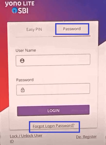 How To Reset Yono Lite Sbi Forgot Username And Password