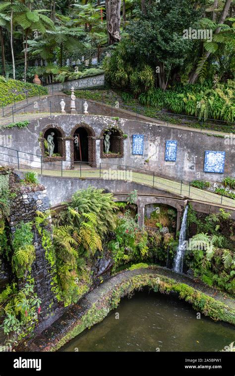 Monte Palace Tropical Garden Funchal Madeira Island Portugal Stock