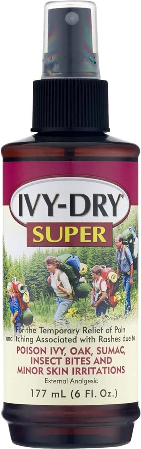 Ivy Dry Super Itch Relief Spray 6 Oz Pack Of 6