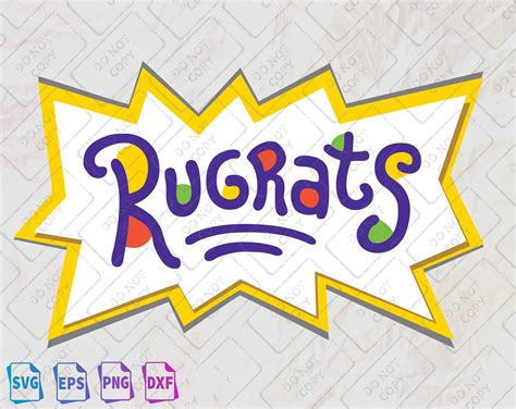 Rugrats Logo SVG Blank Rugrats Logo SVG Rugrats Silhouette Etsy