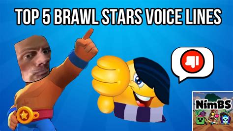 Top 5 Brawl Stars voice lines - YouTube