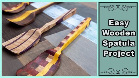 Easy Wooden Spatula Project Youtube