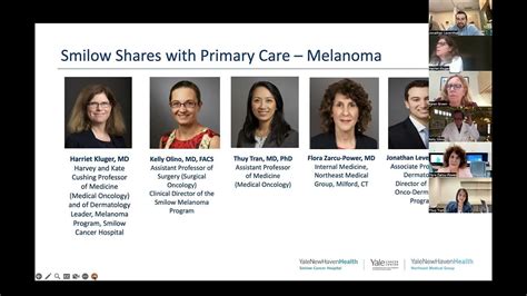 Smilow Shares With Primary Care Melanoma Youtube