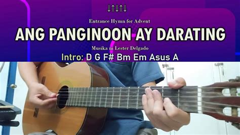 Ang Panginoon Ay Darating Lester Delgado Guitar Chords Youtube