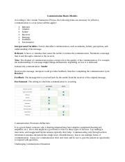 NR222 Edapt Week 6 Docx Communication Basics ModuleAccording To The