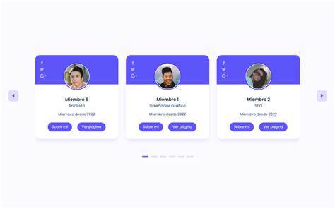 Como Crear Un Slider O Carrusel De Miembros De Equipo O Testimonios Con