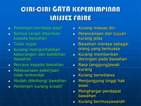 Ciri Ciri Seorang Pemimpin Yang Berwibawa 7 Gaya Kepemimpinan Yang