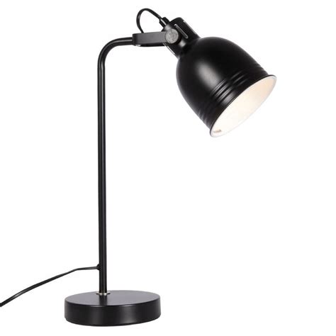 Lampa Sto Owa Biurkowa Lampka Szkolna Nocna Metalowa Czarna Na Biurko