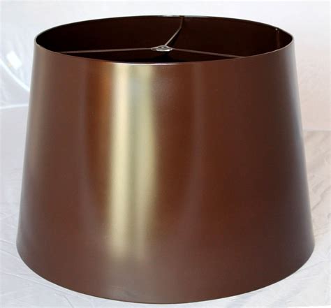 Custom Brown Metal Lamp Shade | Lamp Shade Pro