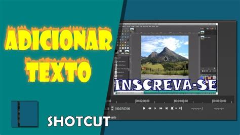 Como Colocar Textos No Shotcut Desktop Screenshot Video