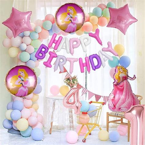 Attache Princess Theme Foil Balloon For Birthday Decoration Items