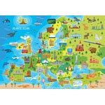 Puzzle 150 El Mapa Europy Dla Dzieci Teraz GRY Planszowe