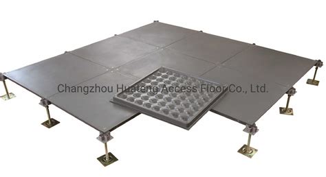 600 OA Steel Cementitious Raised Access Floor Bare Panel China Office